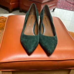 Donald J. Pliner Green Heeled Pumps
